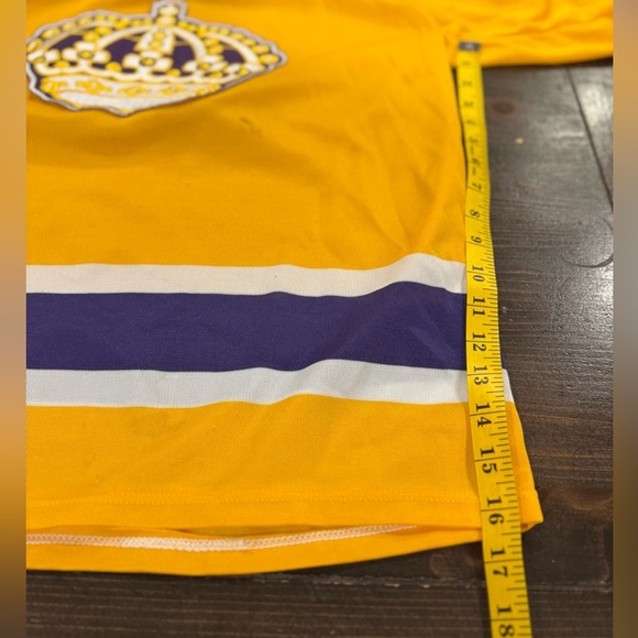 Vtg CCM Maska Los Angeles Kings NHL Hockey Jersey - Picture 7 of 7